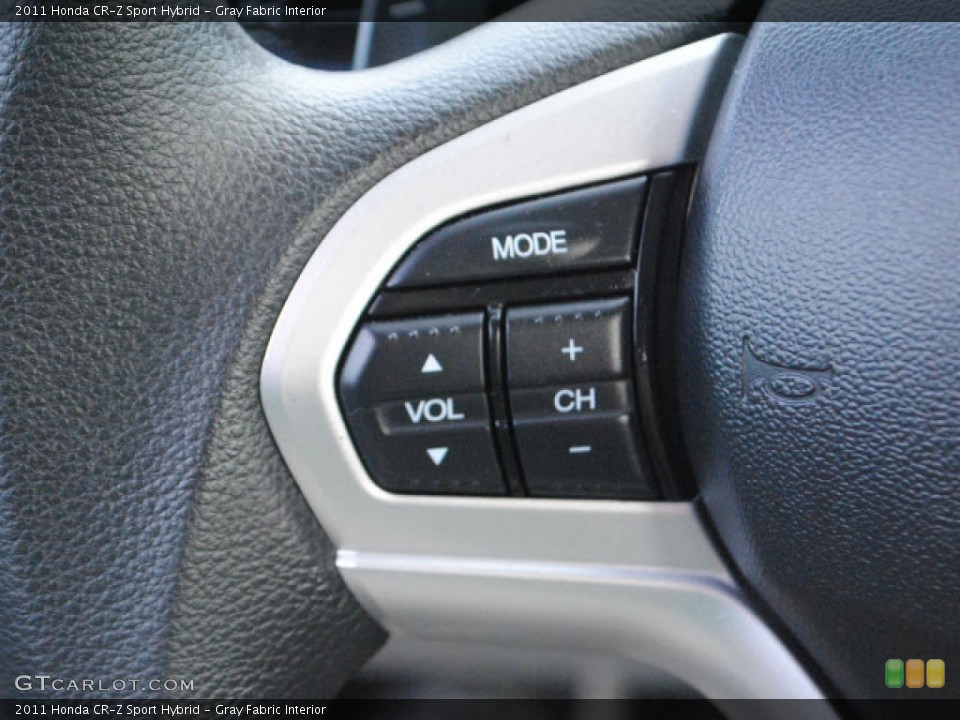 Gray Fabric Interior Controls for the 2011 Honda CR-Z Sport Hybrid #51276274