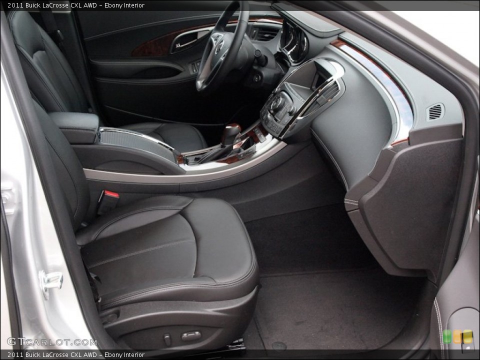 Ebony Interior Photo for the 2011 Buick LaCrosse CXL AWD #51277837