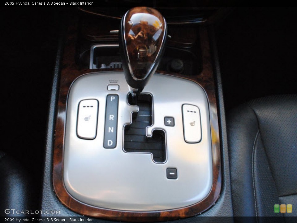 Black Interior Transmission for the 2009 Hyundai Genesis 3.8 Sedan #51277990