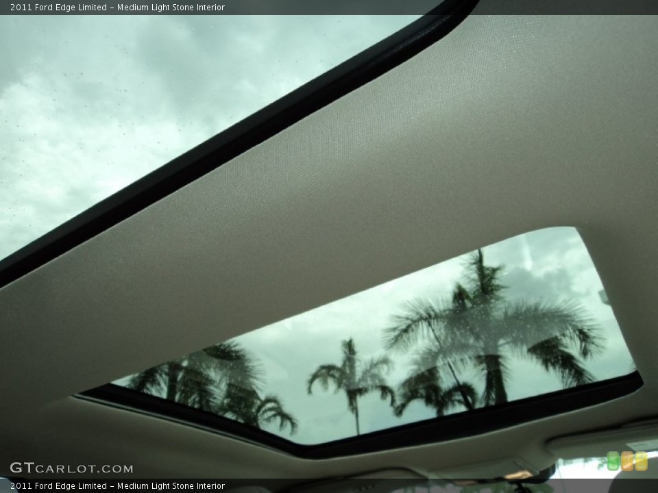 Medium Light Stone Interior Sunroof for the 2011 Ford Edge Limited #51278317