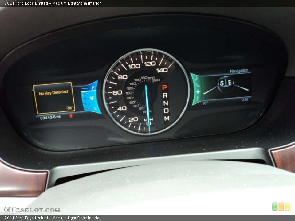 Medium Light Stone Interior Gauges for the 2011 Ford Edge Limited #51278407