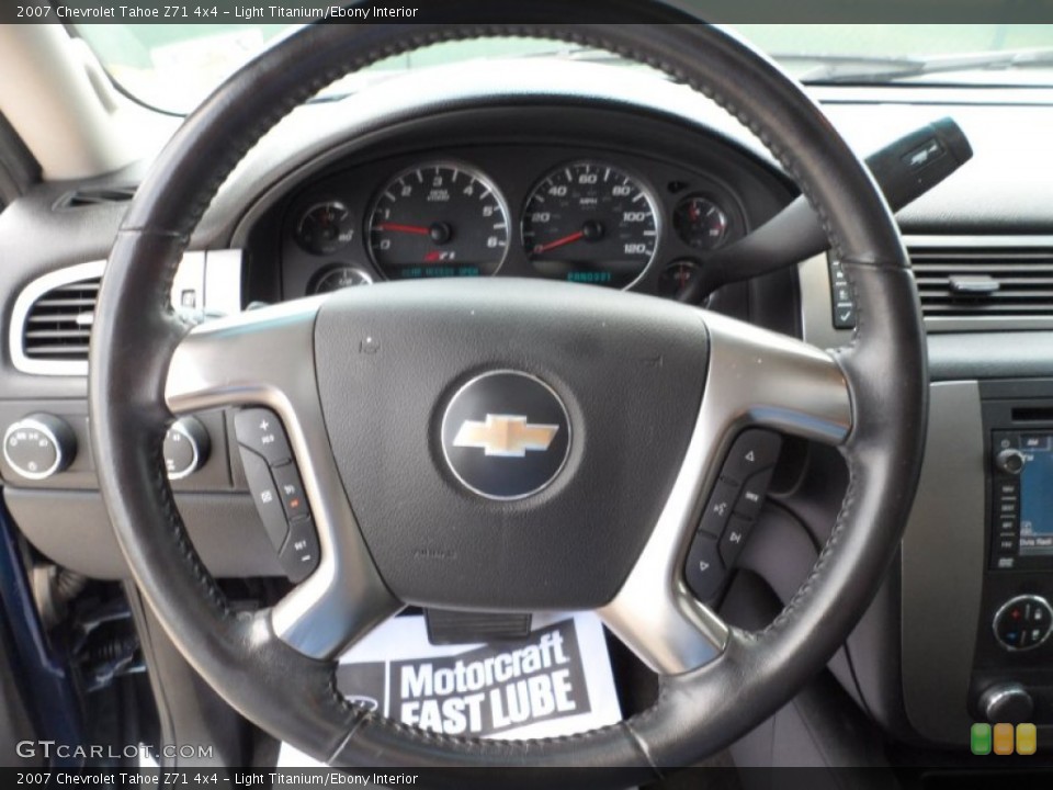 Light Titanium/Ebony Interior Steering Wheel for the 2007 Chevrolet Tahoe Z71 4x4 #51278890