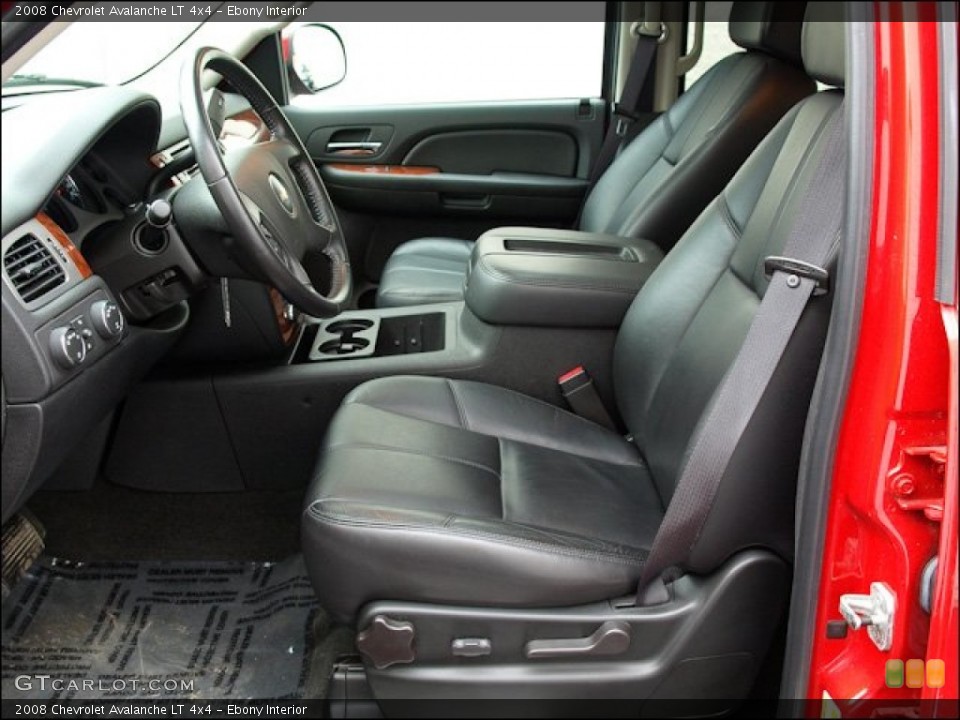 Ebony Interior Photo for the 2008 Chevrolet Avalanche LT 4x4 #51278989