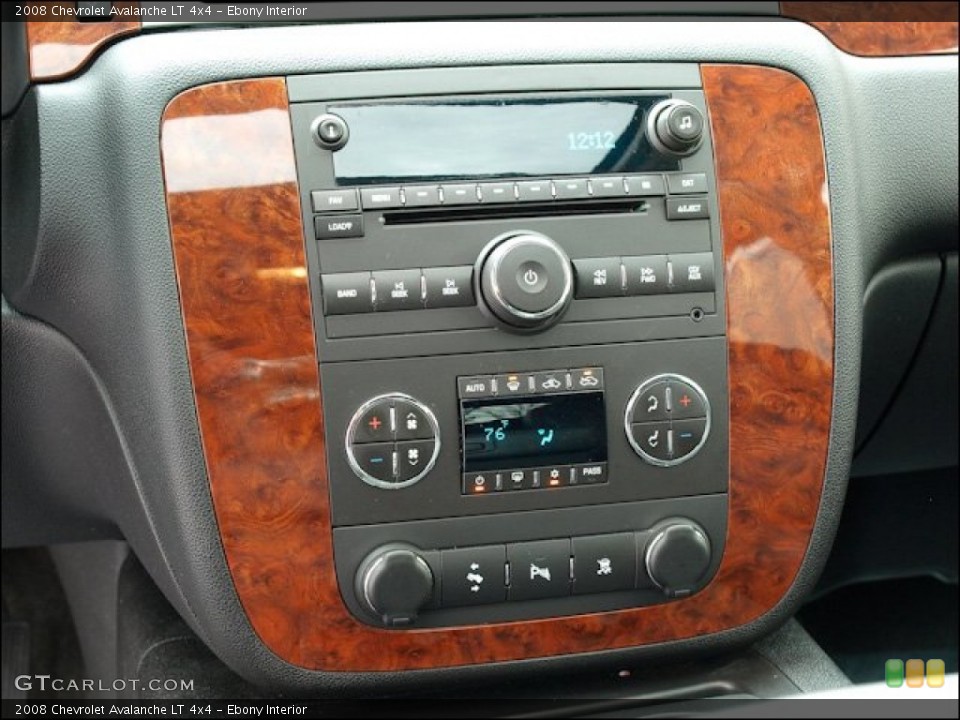 Ebony Interior Controls for the 2008 Chevrolet Avalanche LT 4x4 #51279019