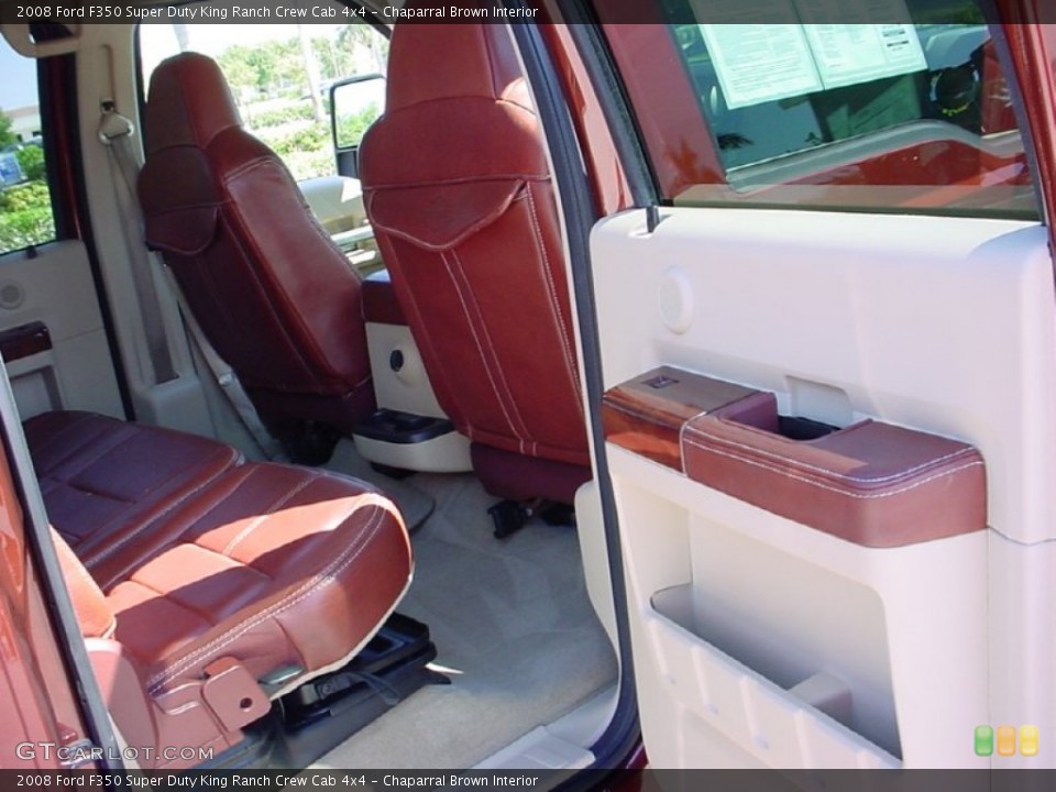 Chaparral Brown Interior Photo for the 2008 Ford F350 Super Duty King Ranch Crew Cab 4x4 #51279322