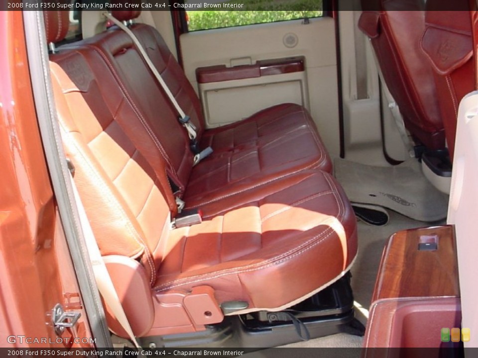 Chaparral Brown Interior Photo for the 2008 Ford F350 Super Duty King Ranch Crew Cab 4x4 #51279328