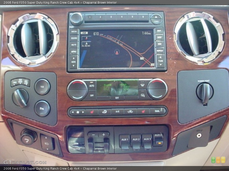 Chaparral Brown Interior Controls for the 2008 Ford F350 Super Duty King Ranch Crew Cab 4x4 #51279343