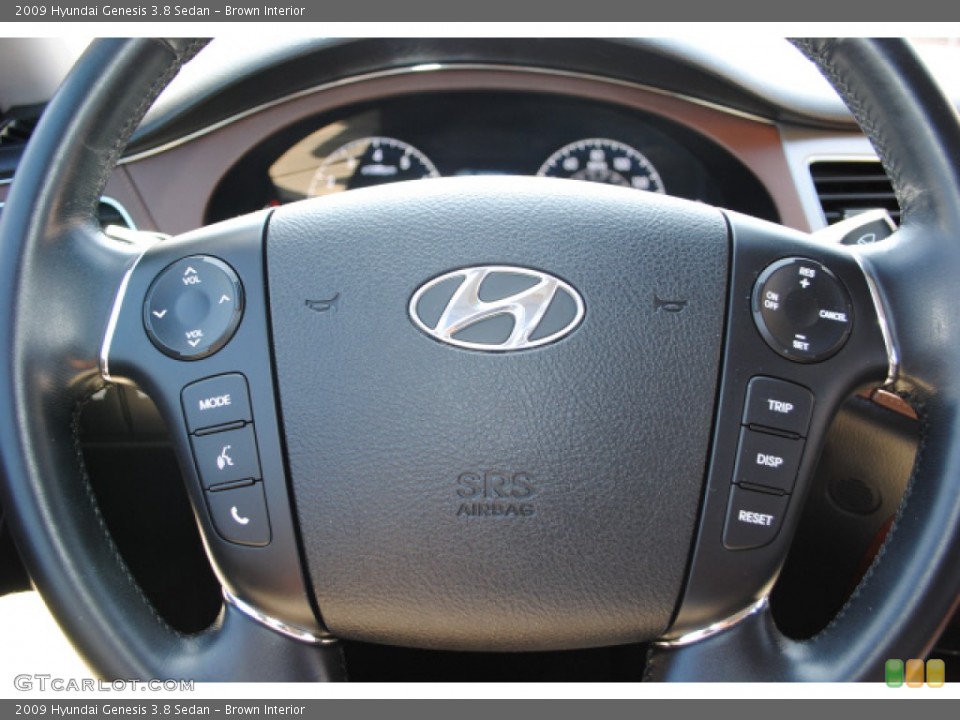 Brown Interior Controls for the 2009 Hyundai Genesis 3.8 Sedan #51279685