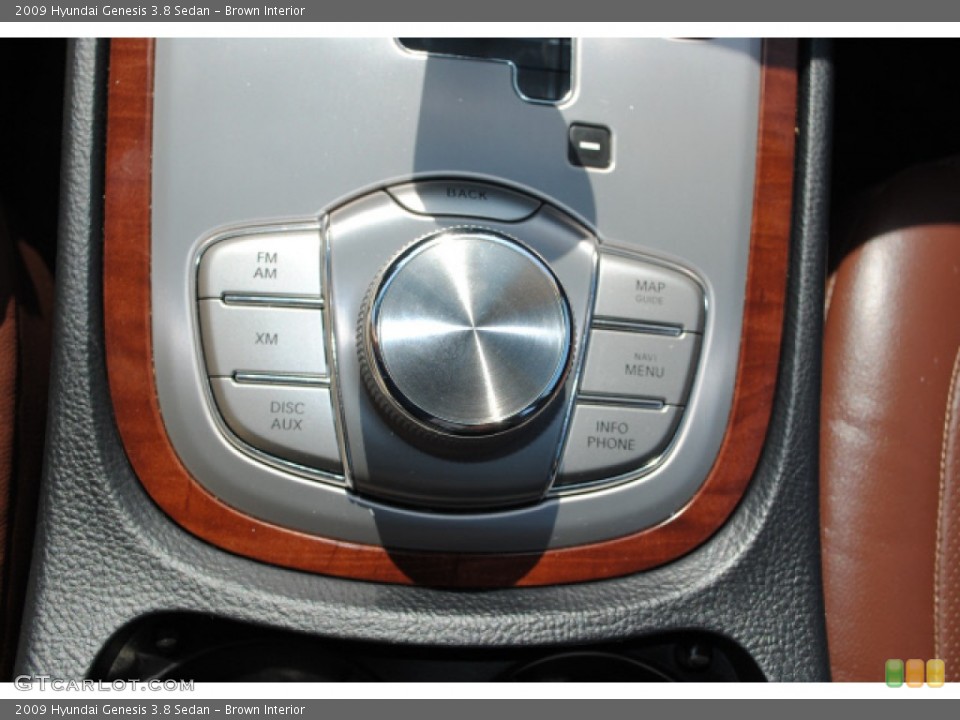 Brown Interior Controls for the 2009 Hyundai Genesis 3.8 Sedan #51279700