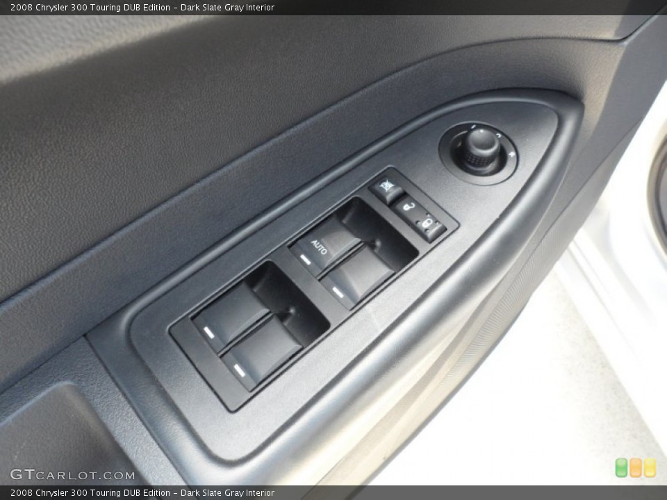 Dark Slate Gray Interior Controls for the 2008 Chrysler 300 Touring DUB Edition #51280105