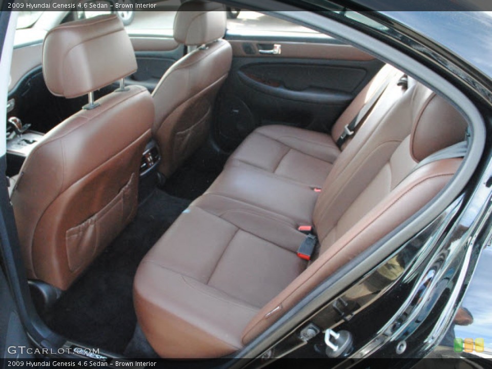 Brown Interior Photo for the 2009 Hyundai Genesis 4.6 Sedan #51281029