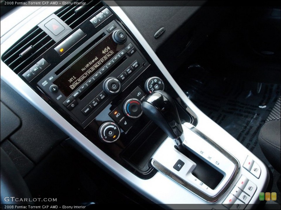 Ebony Interior Controls for the 2008 Pontiac Torrent GXP AWD #51281305