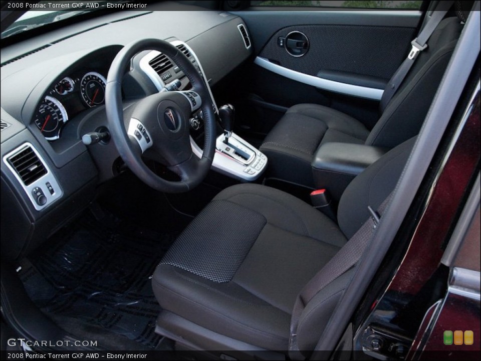 Ebony Interior Prime Interior for the 2008 Pontiac Torrent GXP AWD #51281371