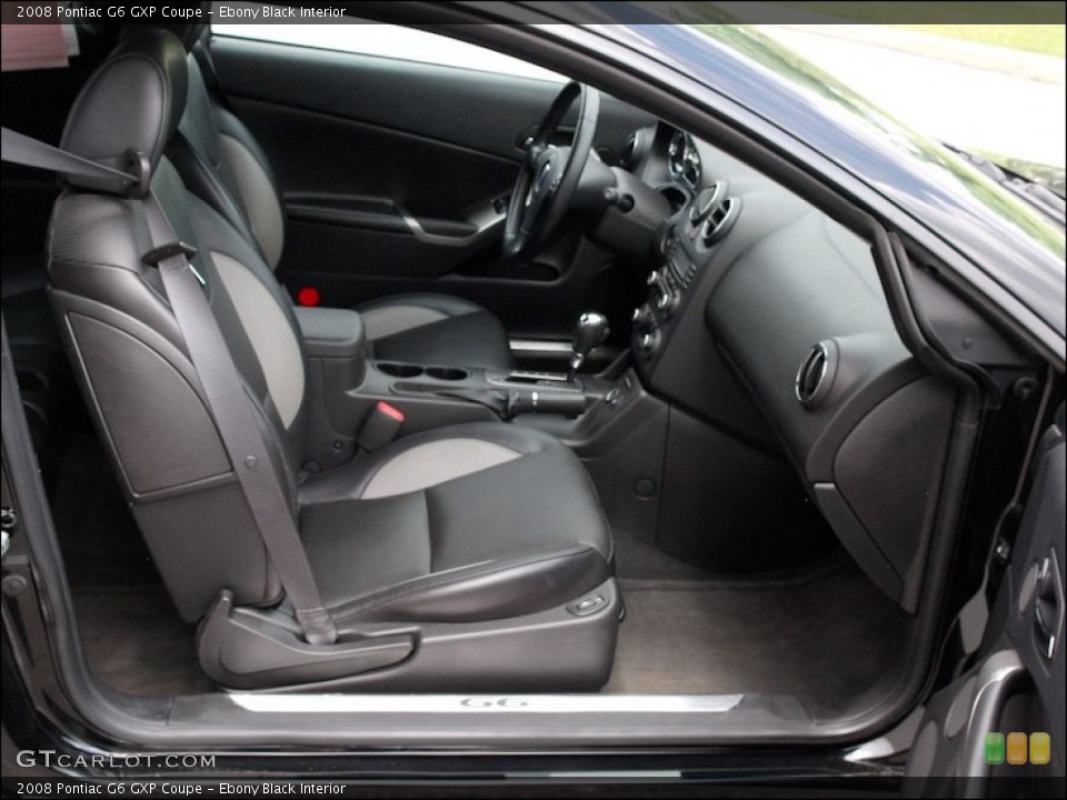 Ebony Black Interior Photo for the 2008 Pontiac G6 GXP Coupe #51281734