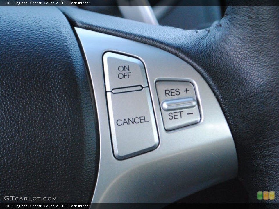 Black Interior Controls for the 2010 Hyundai Genesis Coupe 2.0T #51282397