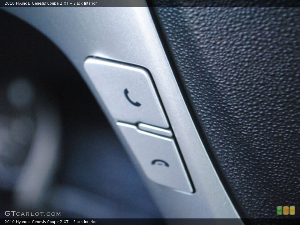 Black Interior Controls for the 2010 Hyundai Genesis Coupe 2.0T #51282412