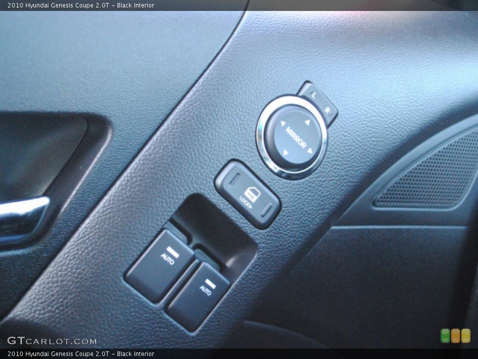 Black Interior Controls for the 2010 Hyundai Genesis Coupe 2.0T #51282475