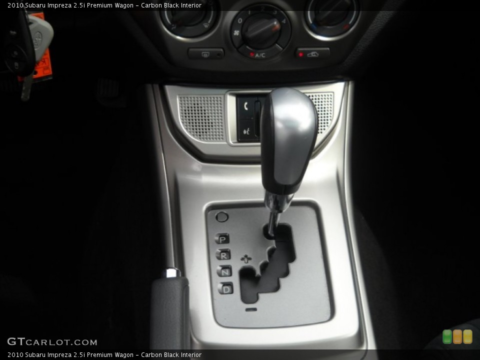 Carbon Black Interior Transmission for the 2010 Subaru Impreza 2.5i Premium Wagon #51283774