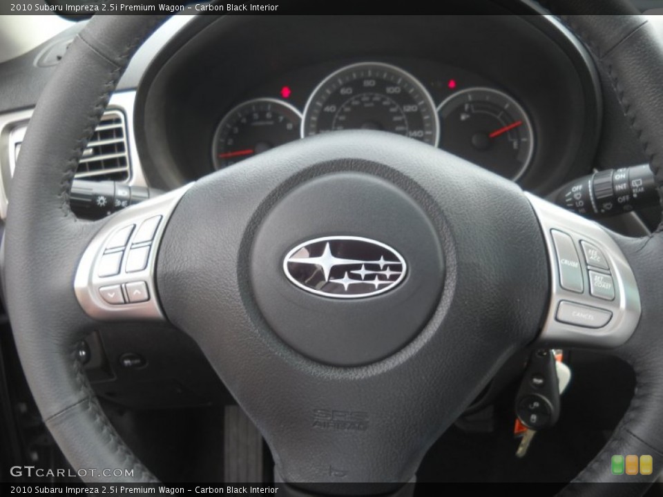 Carbon Black Interior Steering Wheel for the 2010 Subaru Impreza 2.5i Premium Wagon #51283789