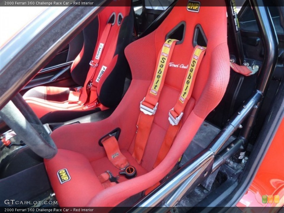Red Interior Photo for the 2000 Ferrari 360 Challenge Race Car #51290299