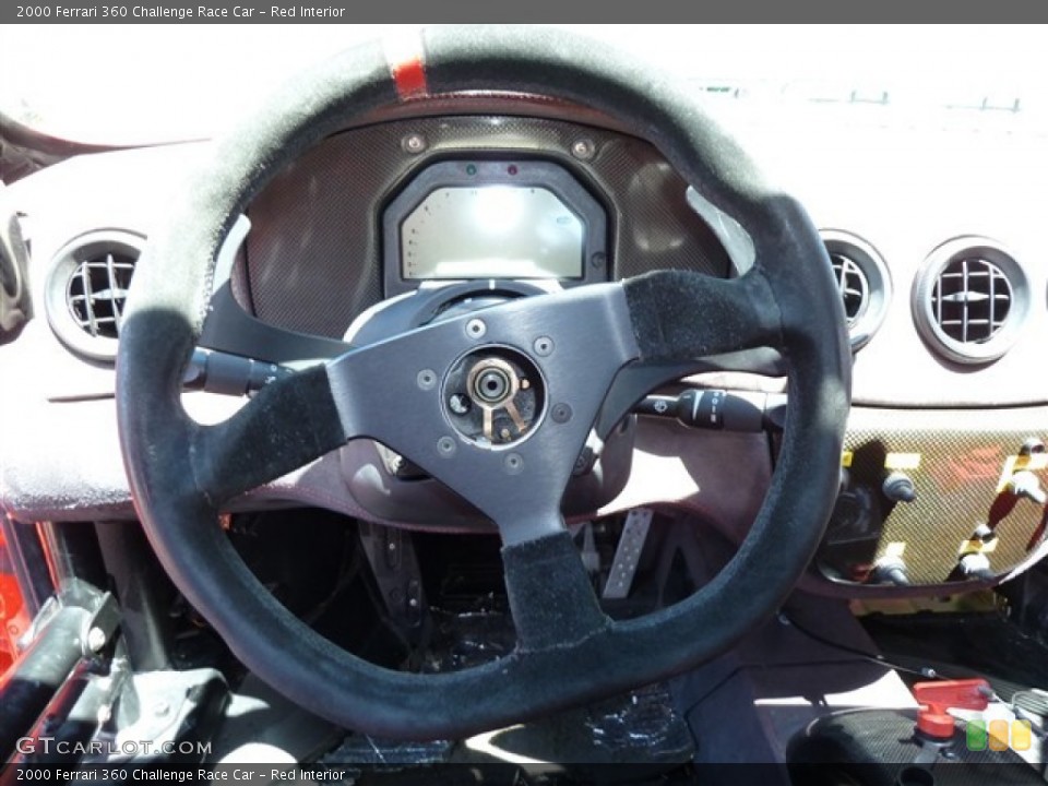 Red Interior Steering Wheel for the 2000 Ferrari 360 Challenge Race Car #51290341