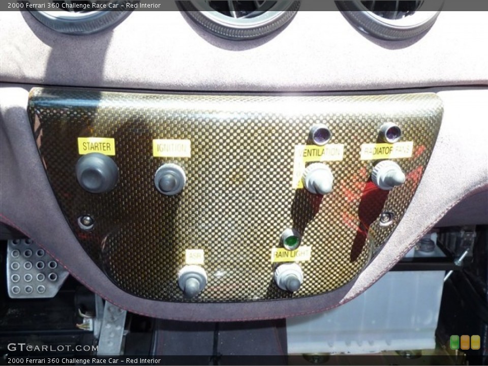 Red Interior Controls for the 2000 Ferrari 360 Challenge Race Car #51290359