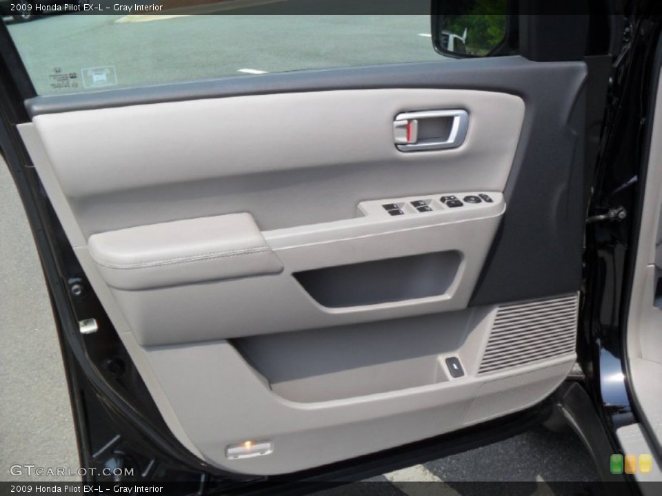 Gray Interior Door Panel for the 2009 Honda Pilot EX-L #51291154