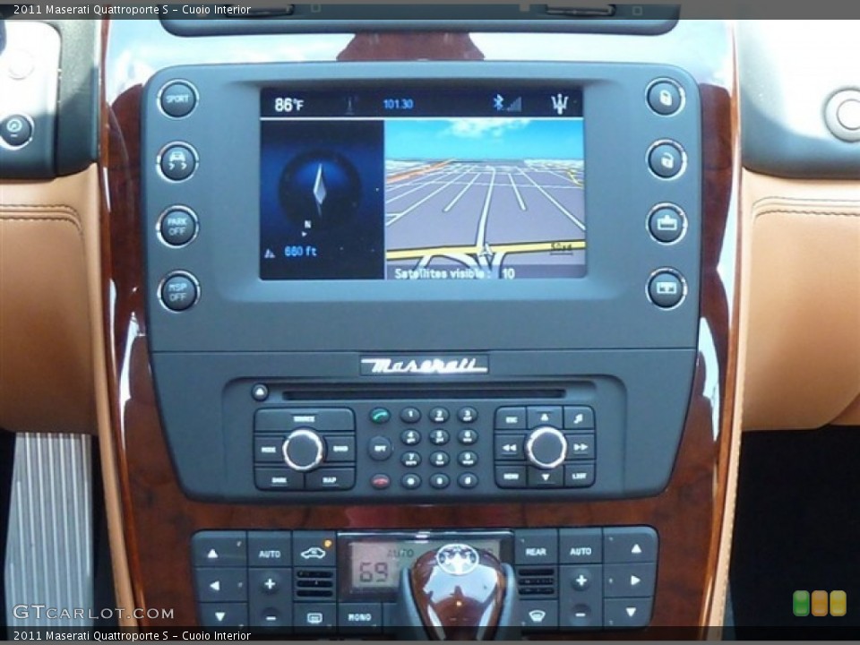 Cuoio Interior Navigation for the 2011 Maserati Quattroporte S #51291175