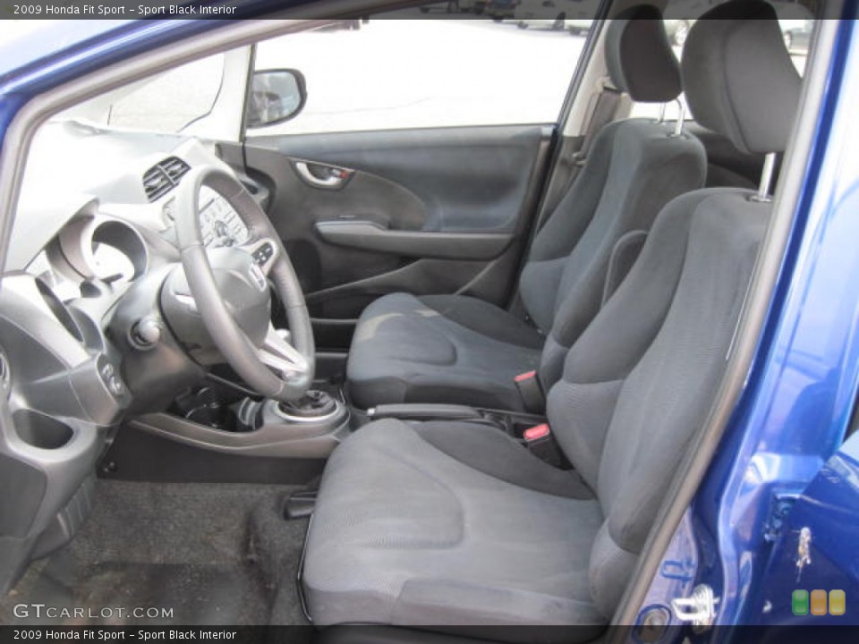 Sport Black Interior Photo for the 2009 Honda Fit Sport #51291181