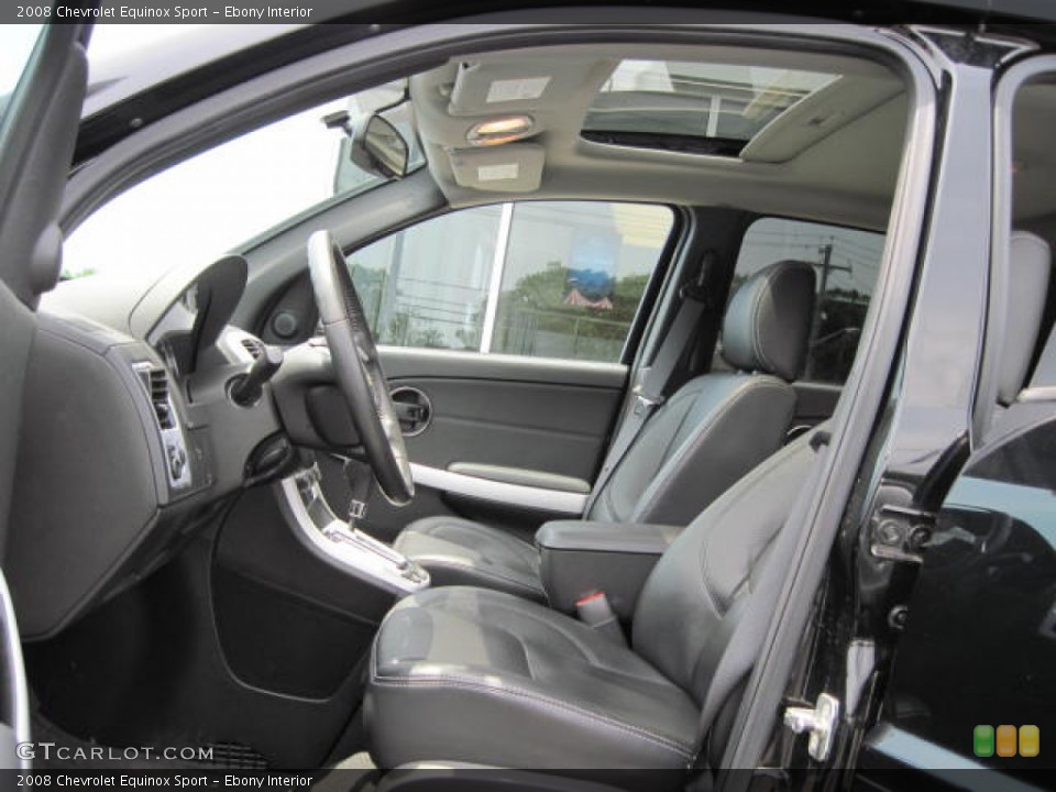 Ebony Interior Photo for the 2008 Chevrolet Equinox Sport #51291301
