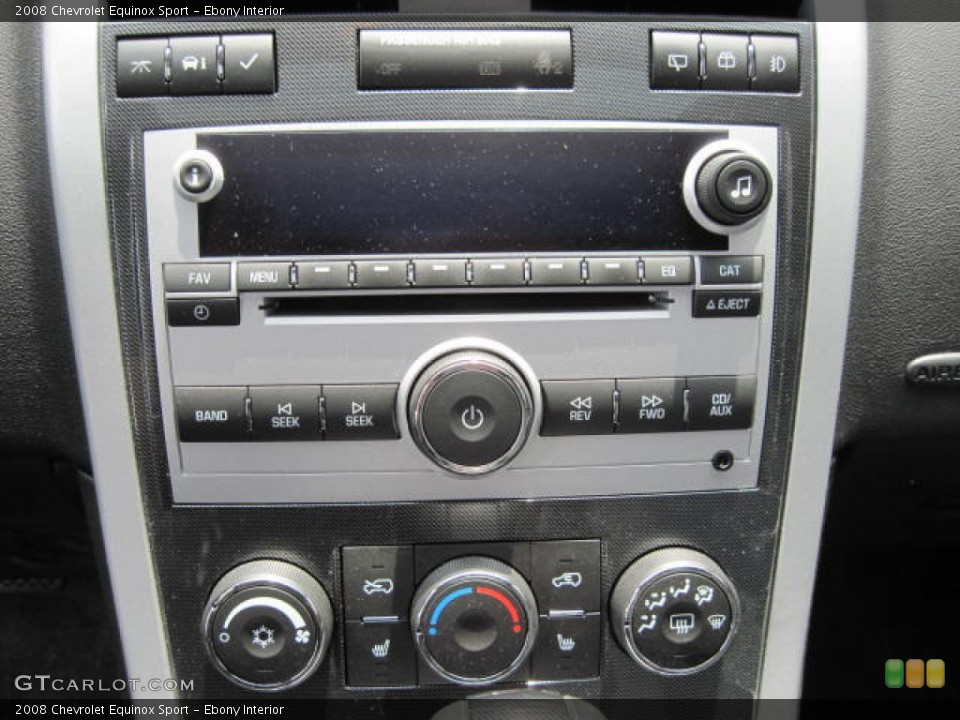 Ebony Interior Controls for the 2008 Chevrolet Equinox Sport #51291328