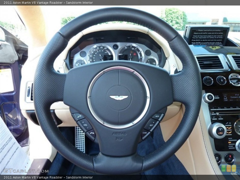 Sandstorm Interior Steering Wheel for the 2011 Aston Martin V8 Vantage Roadster #51292528