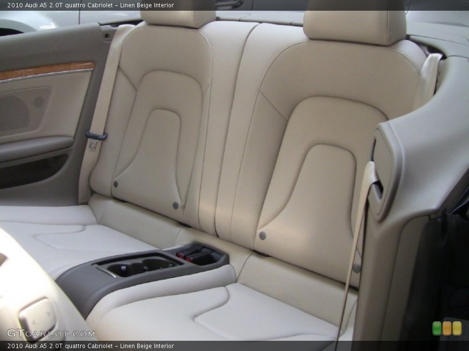 Linen Beige Interior Photo for the 2010 Audi A5 2.0T quattro Cabriolet #51292555