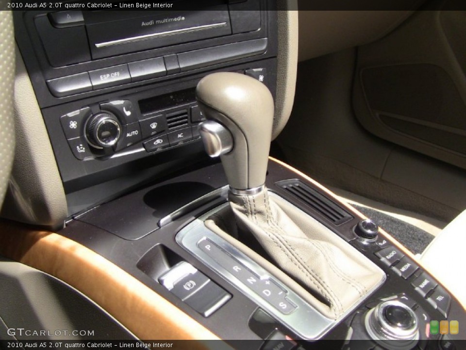 Linen Beige Interior Transmission for the 2010 Audi A5 2.0T quattro Cabriolet #51292606