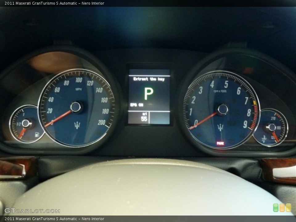 Nero Interior Gauges for the 2011 Maserati GranTurismo S Automatic #51292873