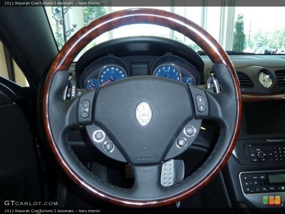 Nero Interior Steering Wheel for the 2011 Maserati GranTurismo S Automatic #51292891