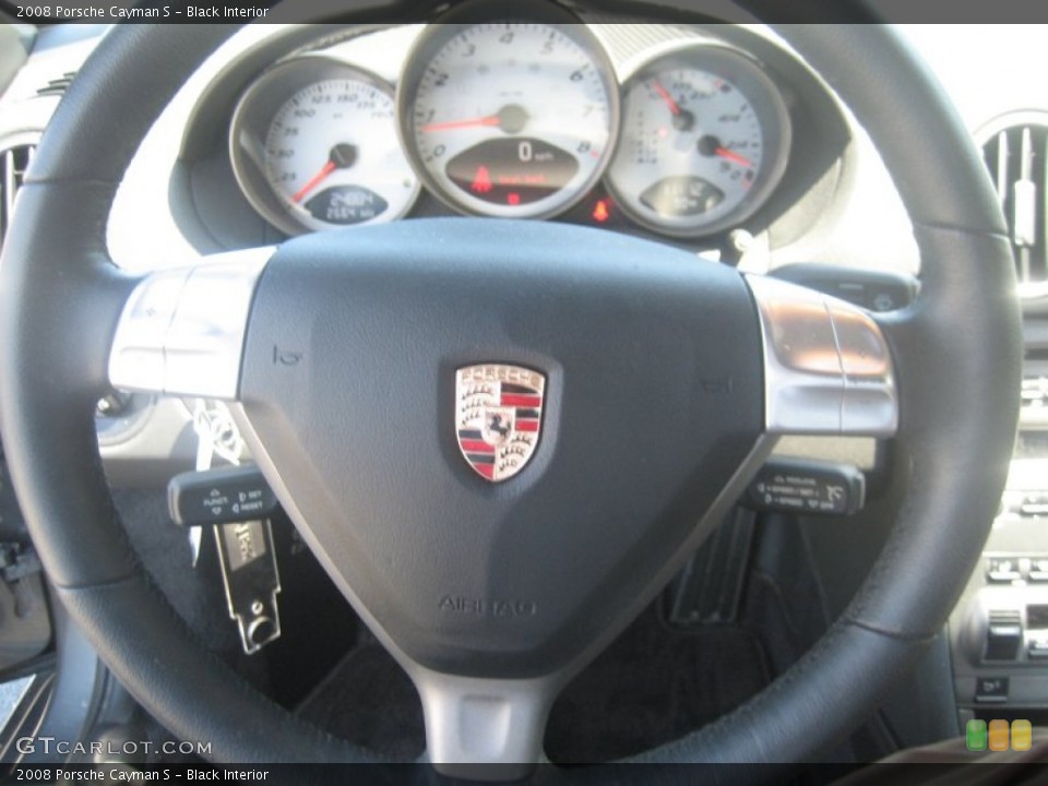 Black Interior Steering Wheel for the 2008 Porsche Cayman S #51293281