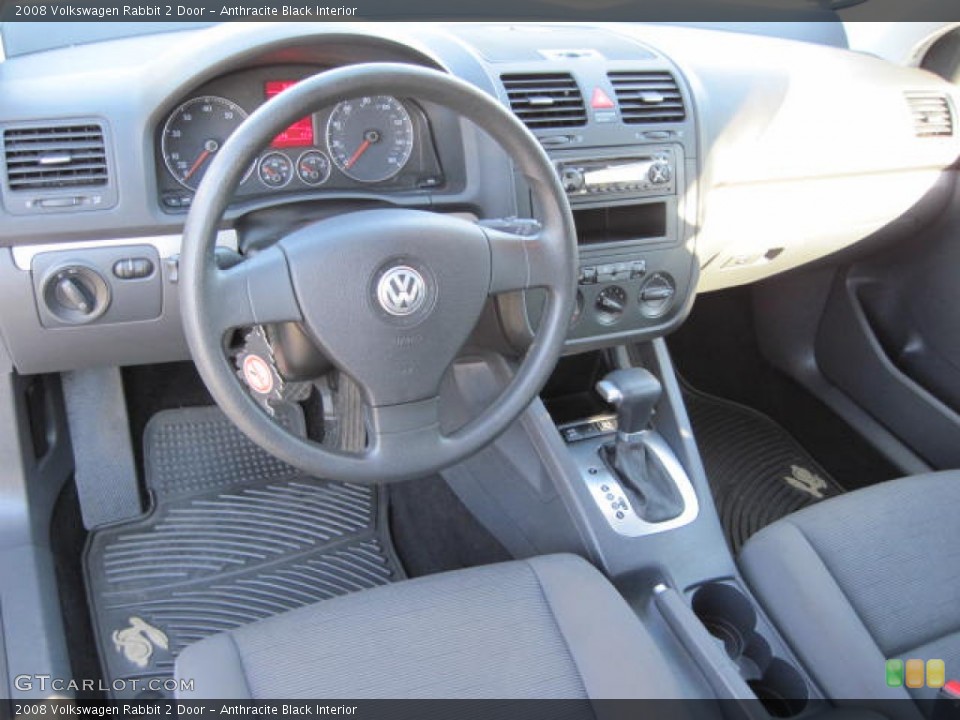 Anthracite Black Interior Photo for the 2008 Volkswagen Rabbit 2 Door #51295099