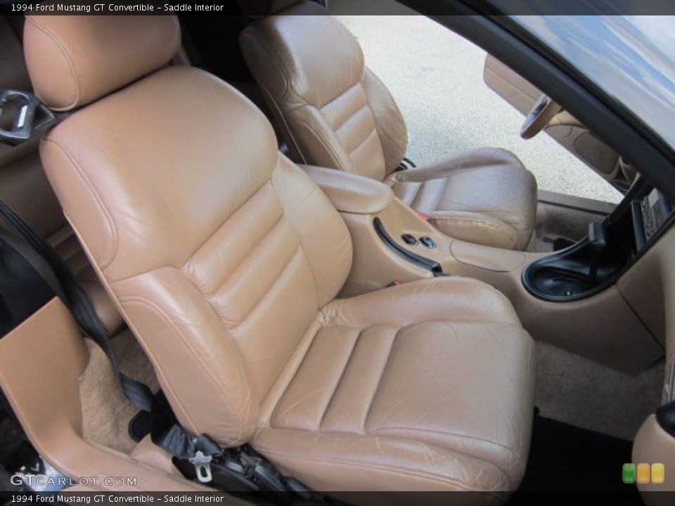 Saddle Interior Photo for the 1994 Ford Mustang GT Convertible #51297070