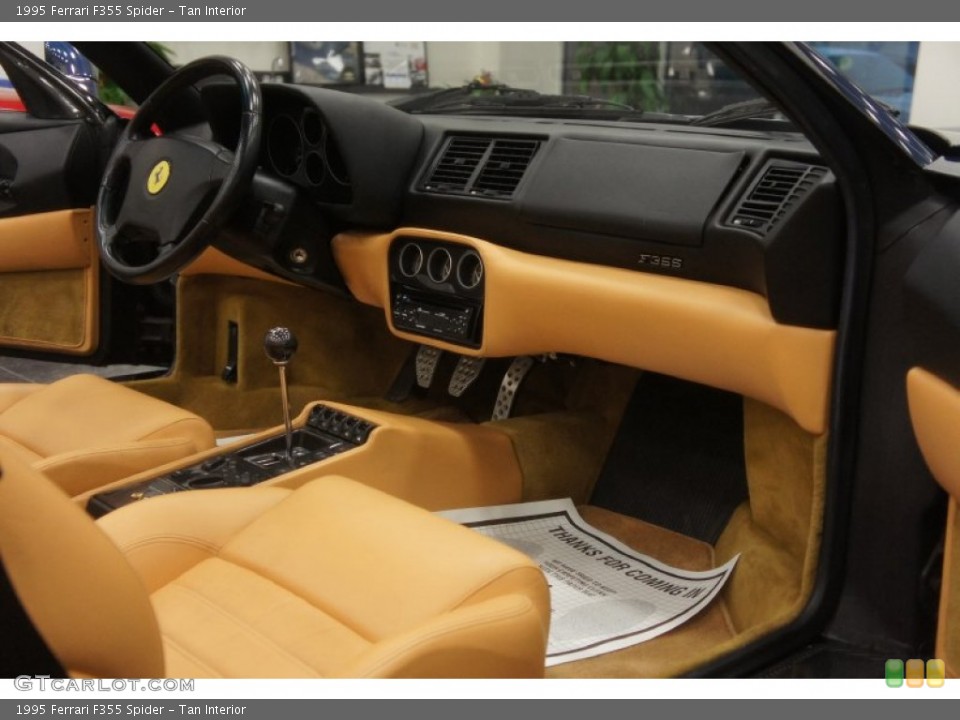 Tan Interior Dashboard for the 1995 Ferrari F355 Spider #51300013