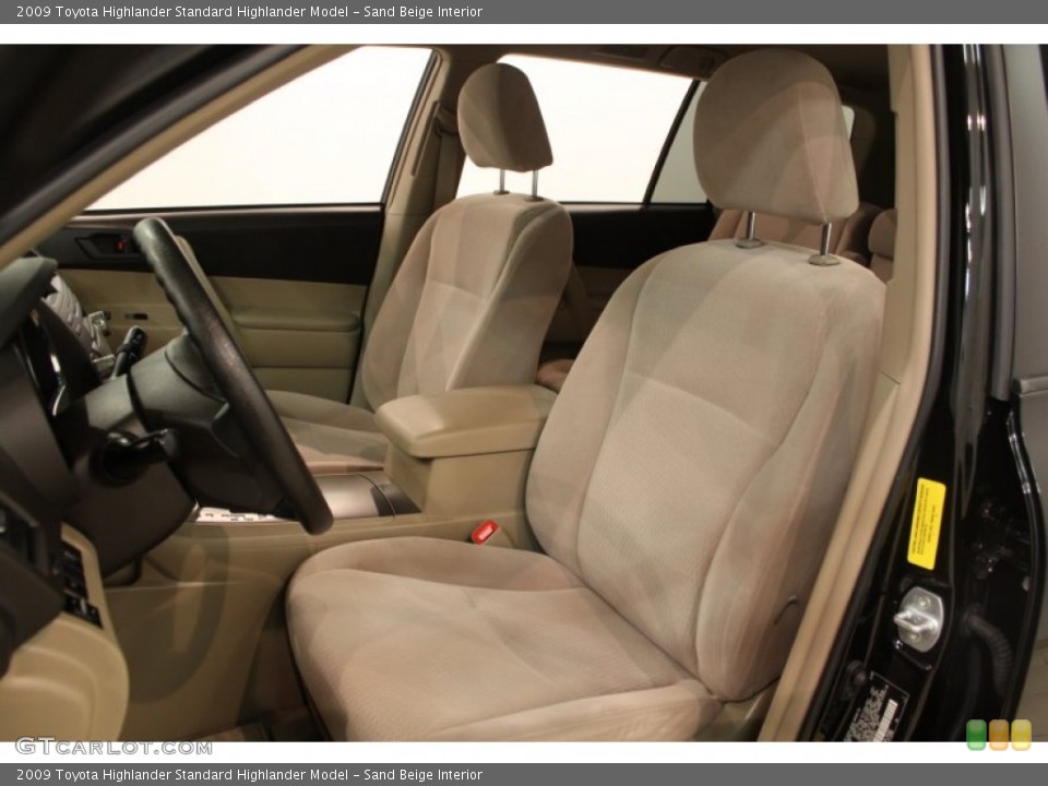 Sand Beige Interior Photo for the 2009 Toyota Highlander  #51301174