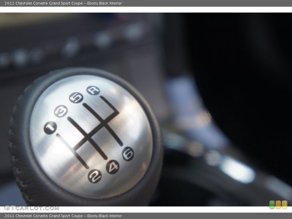 Ebony Black Interior Transmission for the 2011 Chevrolet Corvette Grand Sport Coupe #51304996