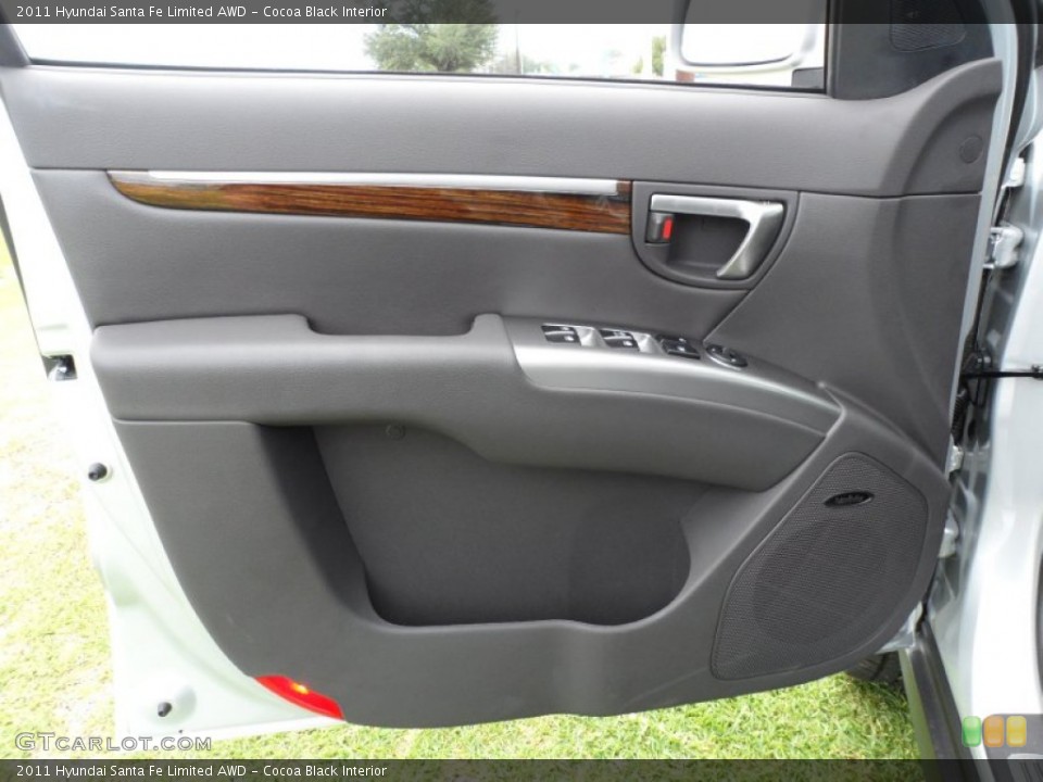 Cocoa Black Interior Door Panel for the 2011 Hyundai Santa Fe Limited AWD #51311203
