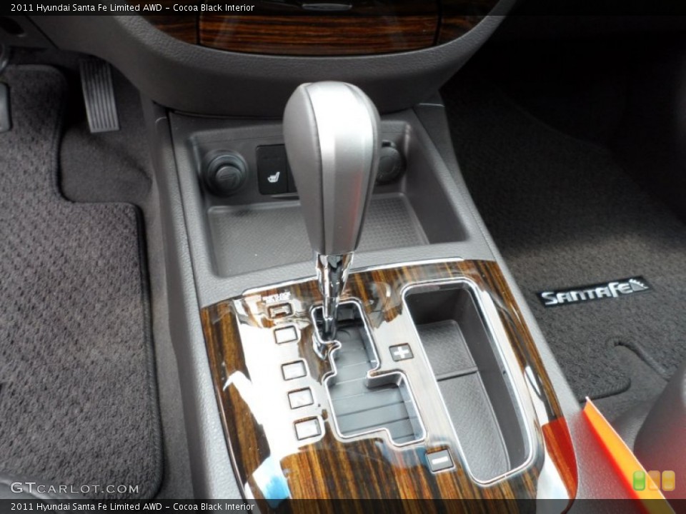 Cocoa Black Interior Transmission for the 2011 Hyundai Santa Fe Limited AWD #51311356