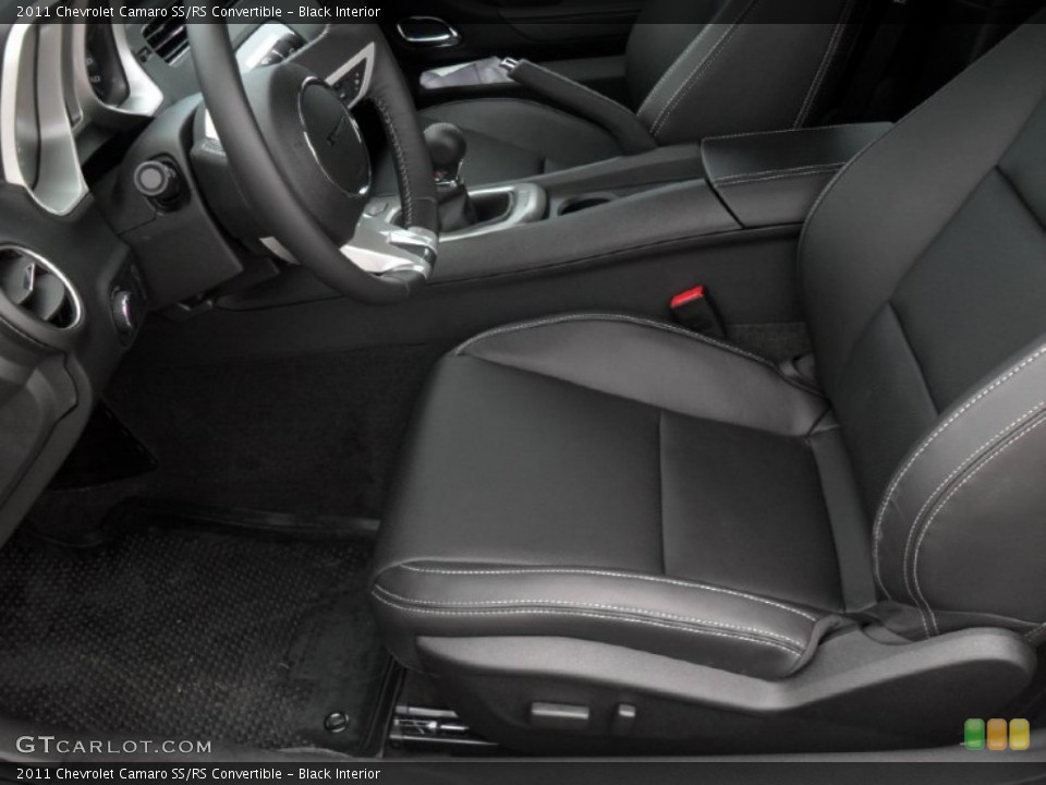 Black Interior Photo for the 2011 Chevrolet Camaro SS/RS Convertible #51311614