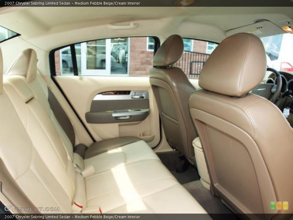 Medium Pebble Beige/Cream Interior Photo for the 2007 Chrysler Sebring Limited Sedan #51312025