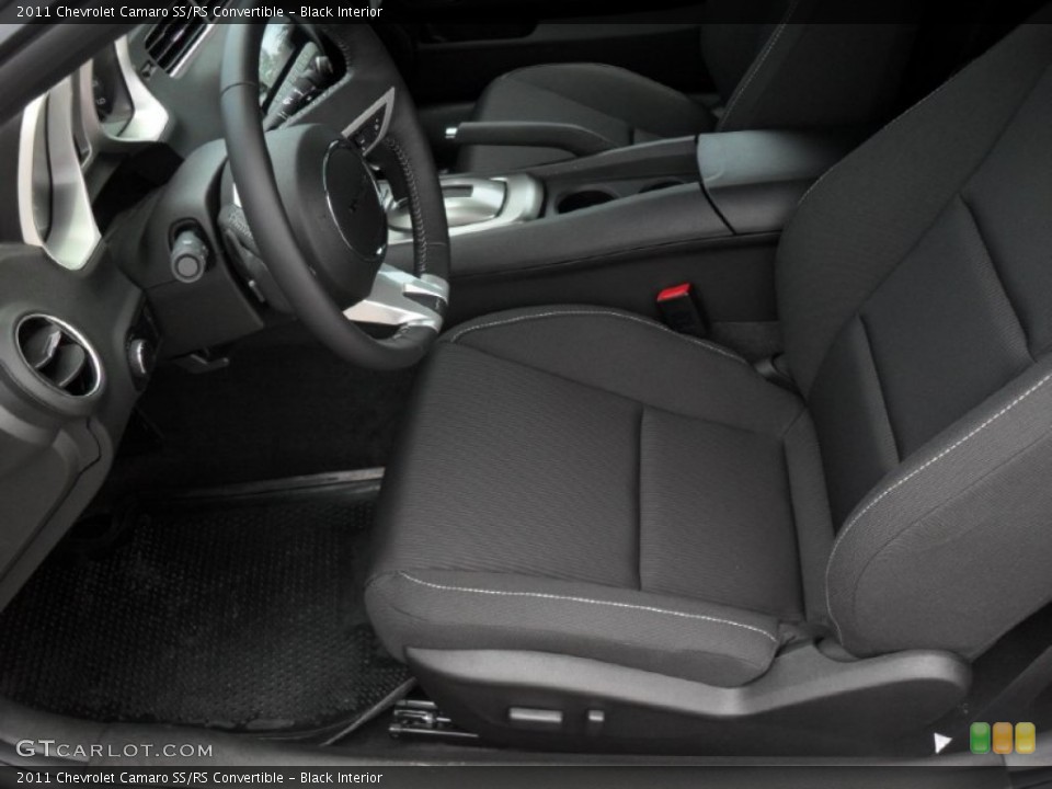 Black Interior Photo for the 2011 Chevrolet Camaro SS/RS Convertible #51312034