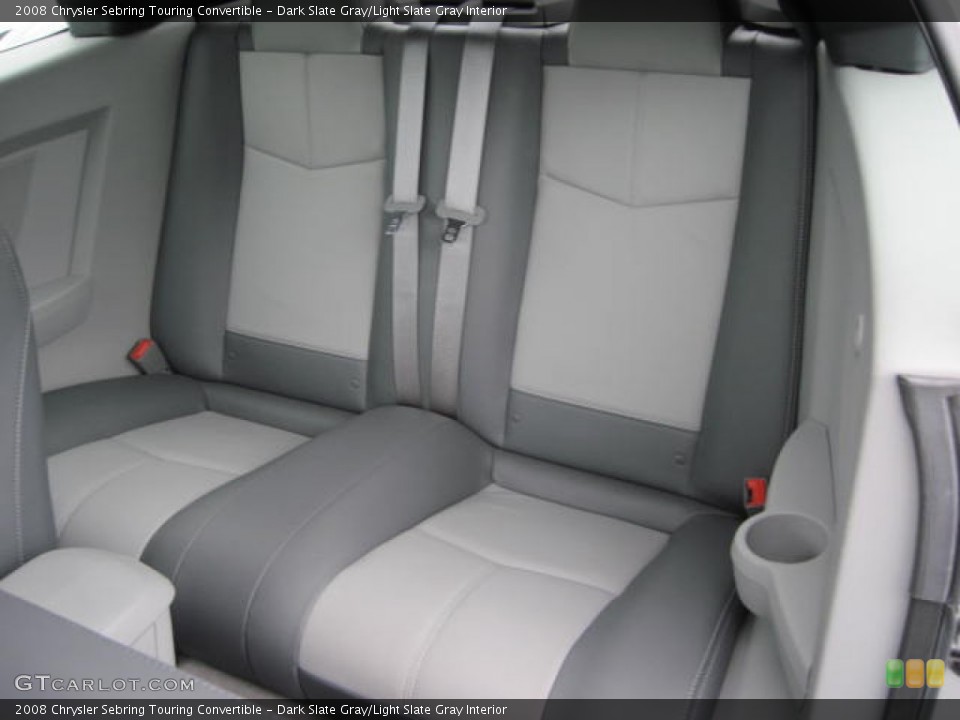 Dark Slate Gray/Light Slate Gray Interior Photo for the 2008 Chrysler Sebring Touring Convertible #51312463