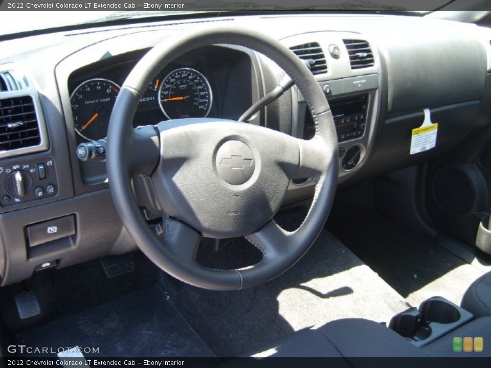 Ebony Interior Dashboard for the 2012 Chevrolet Colorado LT Extended Cab #51313492