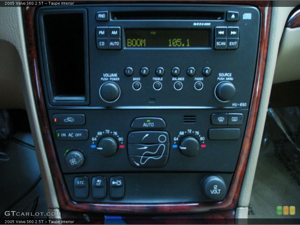 Taupe Interior Controls for the 2005 Volvo S60 2.5T #51315175